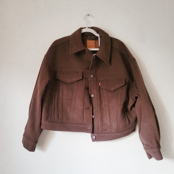 Levi's Warm Wool Baby Bubble Trucker Jacket - Picture 4 of 12